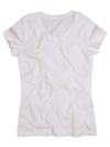 T-SHIRT DAMSKI V-NECK - SST9510 WHI - OCHRONA CIAŁA